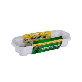 Invernadero con 12 peat pellet