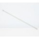 Cortinero de baño extensible 105x183 cm blanco