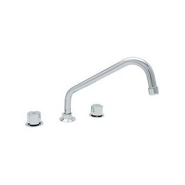 Mezcladora de cocina cromo 8"