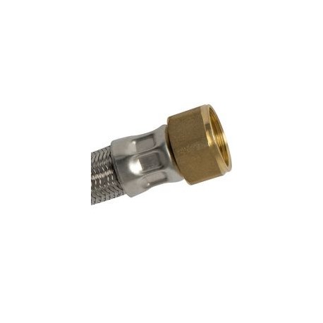 Manguera  Calentador Inox 1/2X1/2X120Cm