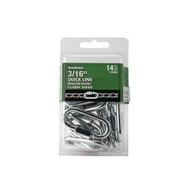 Eslabones c/rosca zinc 3/16" x 20 pc en blíster