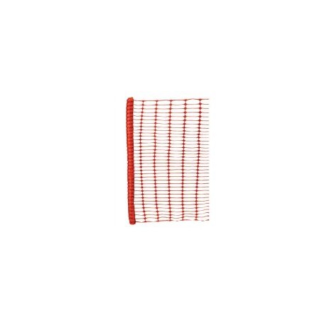 Malla seguridad en rollo polietilenio 10 m x 1 m de alto