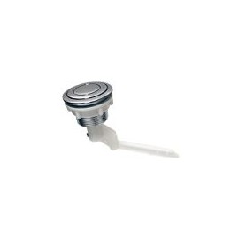 Botón sencillo cromado para descarga  de 38 o 48 mm.