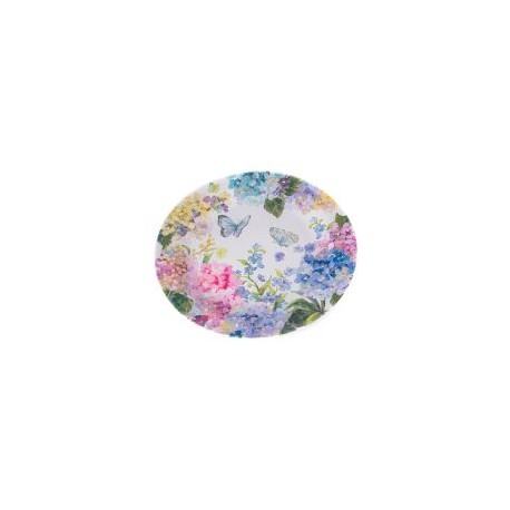 Plato Base Melamina Hortensia 45 cm