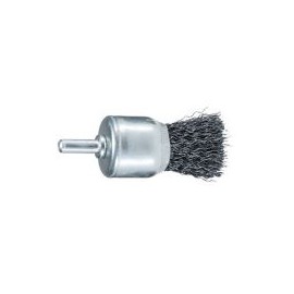 Carda de alambre tipo brocha 1 1/4" zanco 1/4" p/taladro