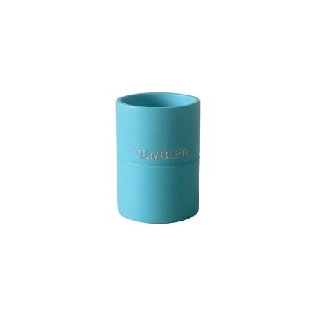 Vaso de baño Letras turquesa
