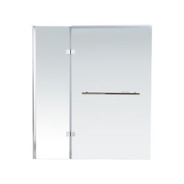Mampara Baño Bariloche 2P 6 Mm 140X126Cm