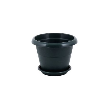 Maceta redonda 50 cm c/plato verde