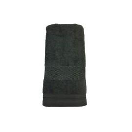 Toalla medio baño Moscu gris obscuro