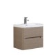 Mueble baño river taupe 60 cm