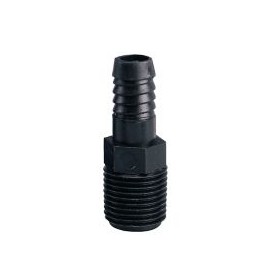 Adaptador macho npt para inserto manguera de 1/2 x 1/2